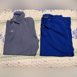 Men’s polo shirts size s/m royal navy and grey ( croft&borrow, john Ashford )